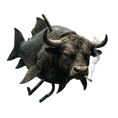 Bull Fish Blitz mascot